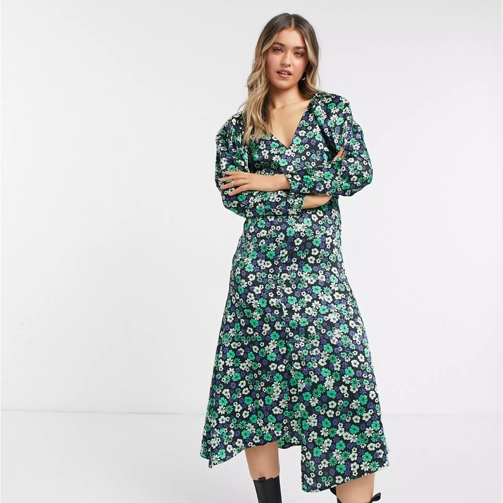 Topshop satin dress